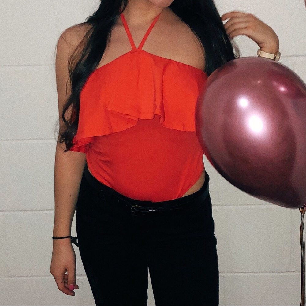 Ruffle bodysuit